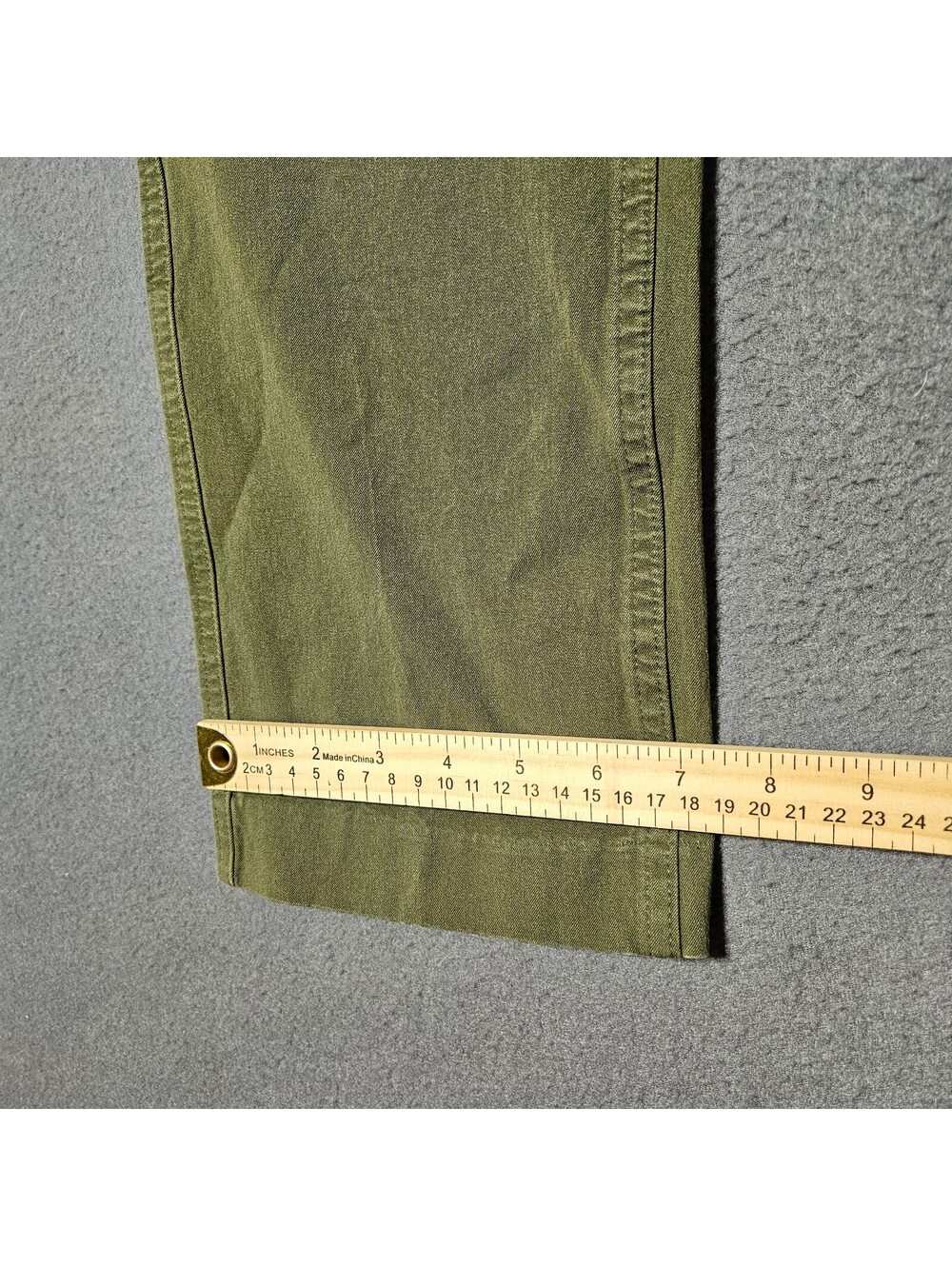 Banana Republic Womens Size 12 Olive Green Pants Relaxed Fit Casual Straight Leg - Picture 5 of 8